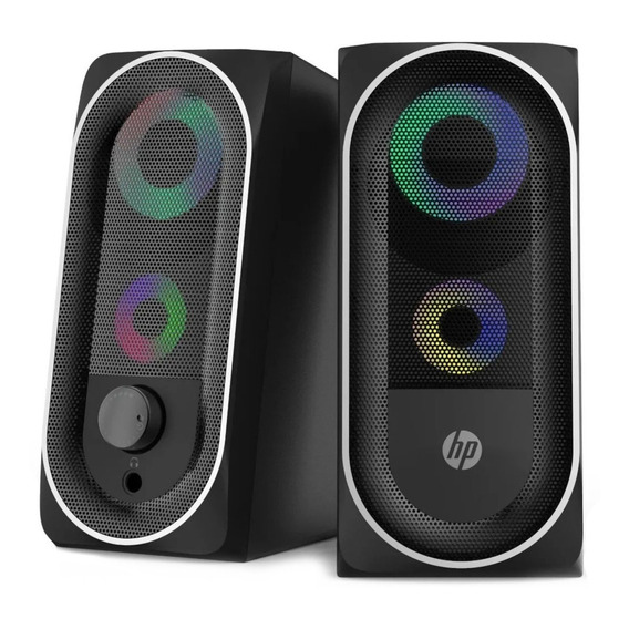 Parlante Hp Dhe-6001 Usb Aux 6w Luces Rgb Control Volumen