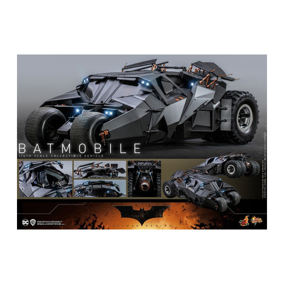 Batmobile Batimóvil Tumbler The Dark Knight Batman Hot Toys