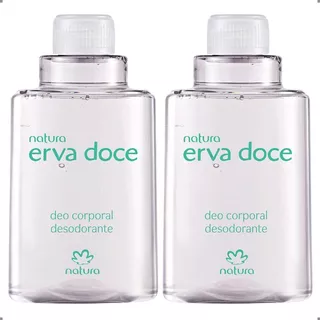 Kit 02 Refil Desodorante Corporal Erva Doce Feminino 100ml