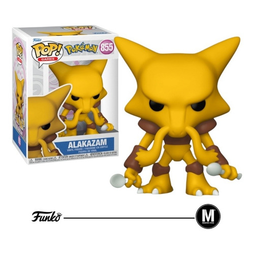 Funko Pop Alakazam 855 Pokemon Games