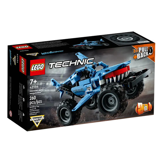 Monster Jam Megalodon Lego Techanic 260 Pzs