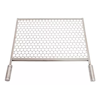 Grelha Moeda Pra Churrasco Inox 430 Tela Grossa 2,5mm X45