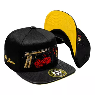 Gorra Mis Gustos Mis Placeres Black Yellow Premium