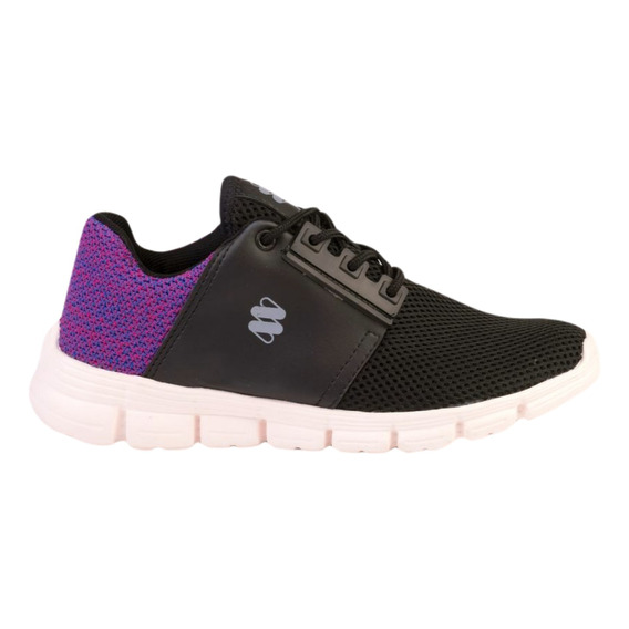 Zapatillas Solvit Frivo Negro Violeta Talles #35 Al 40#