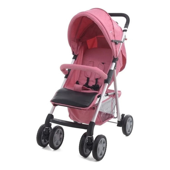 Carriola Bebe Prinsel Barcelona Reclinable Capota Extensible Rosa Rosa 5041