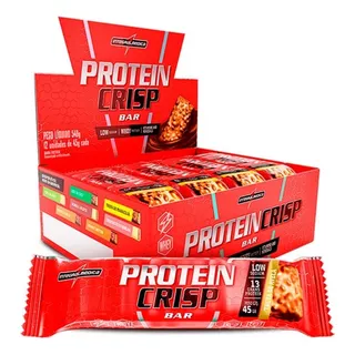 Protein Crisp Bar 12 Unids  Integralmedica Sabor Doce De Coco