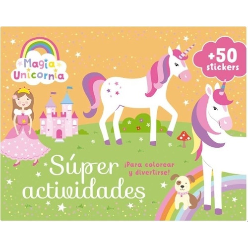 Libro De Super Actividades Magia Unicornia  +50 Stickers