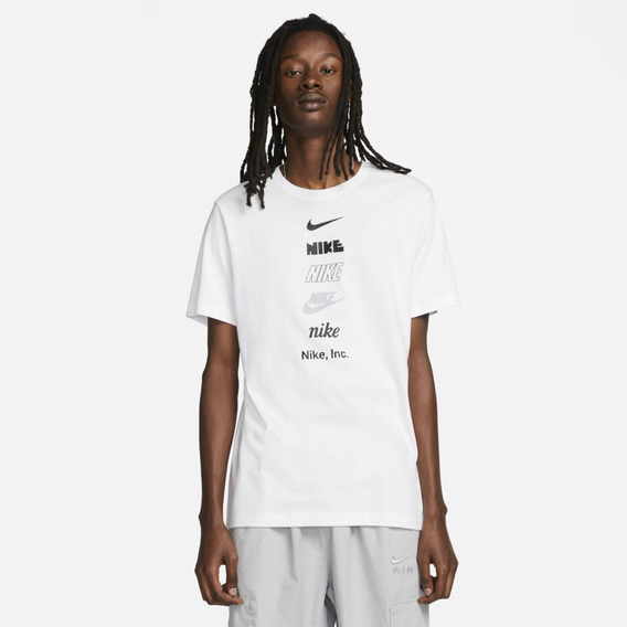 Playera Para Hombre Nike Sportswear Hombre Blanco