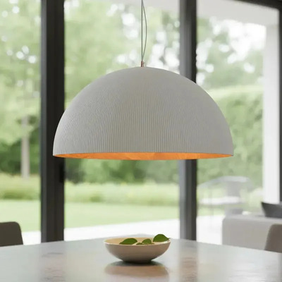 Colgante Led 44w Cct Ø30cm Blanco Interior Símil Madera Mks Blanco