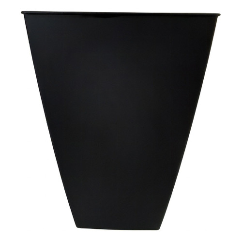 Maceta Plastico Matri Modelo Piramidal N 25 Color Negro