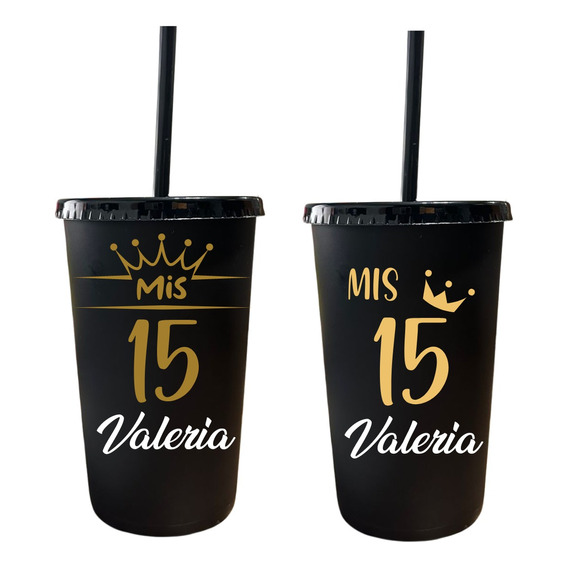 20 Vasos Personalizados, Reutilizables Xv Años