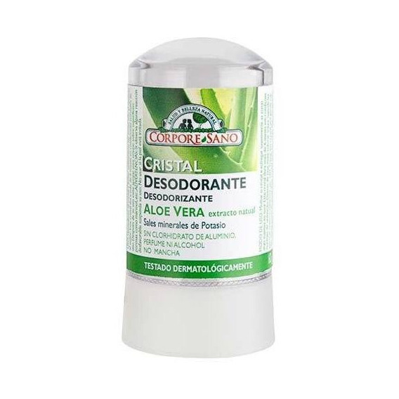 Desodorante Barra Crystal Aloe Vera 60 G, Corpore Sano