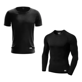 Pack X 2 Remeras Deportivas Hombre Running Crossfit Bike G6