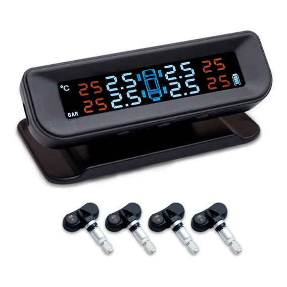 Juego 4 Sensores + Monitor De Presión Gadnic Neumáticos Tpms