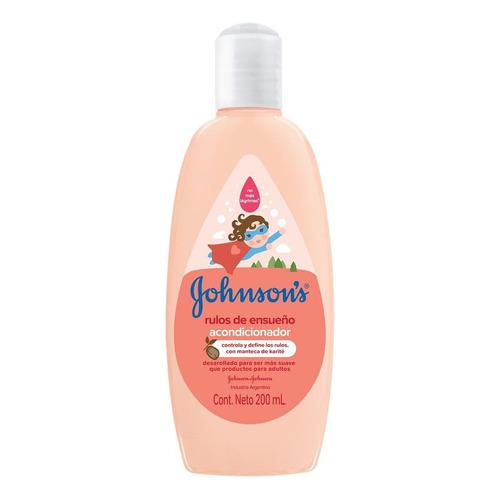 Acondicionador Johnson Baby Rulos De Ensueño 200 Ml