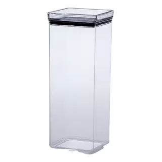 Pote Hermetic Paramount Lumini Quadrado Porta Mantimentos Acrílico Com Tampa 2.2 Ml