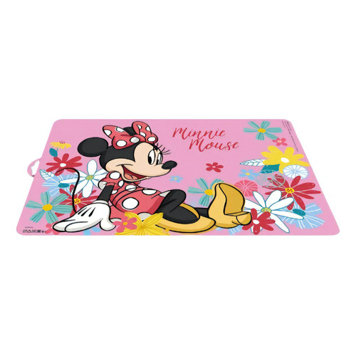 Mantel - Individual - Minnie - Disney Color Rosa