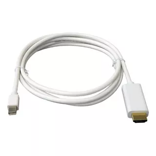 Cable Thunderbolt Mini Displayport A Hdmi 1.8m Display Port Color Blanco