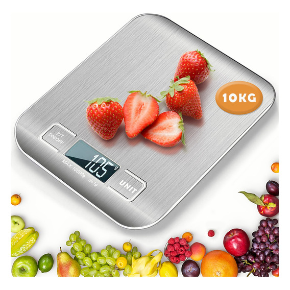 Bascula Digital De Cocina Pesa De 1 Gramo A 10 Kilos Lonk