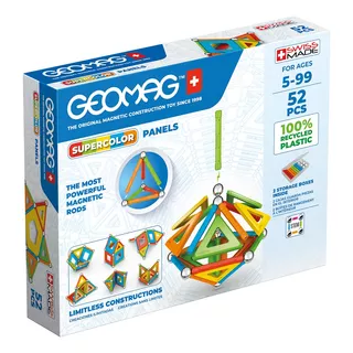 Geomag Juguete Supercolor De Figuras Magneticas Eco 52 Pzas