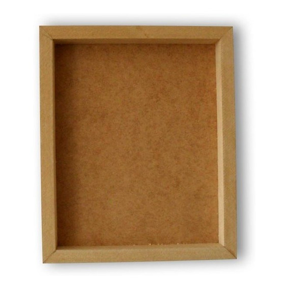 6 Marcos Para Cuadro 25 X 25 - Box Mdf - 35 X 15 Mm