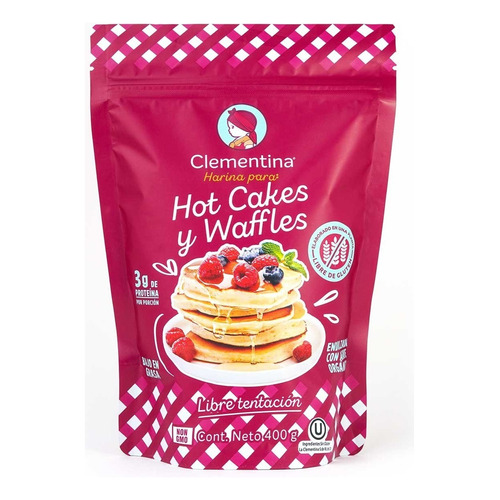 Harina Sin Gluten Para Waffles/hotcakes Clementina