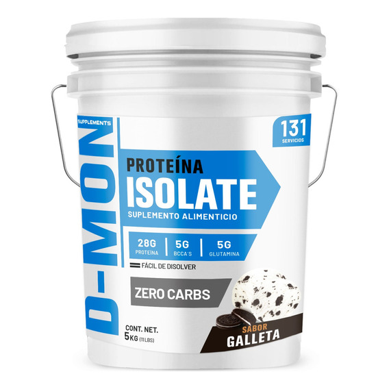 Proteína Whey Hs Hidrolizada Isolate D-mon 5 Kg Sabores Sabor Galleta