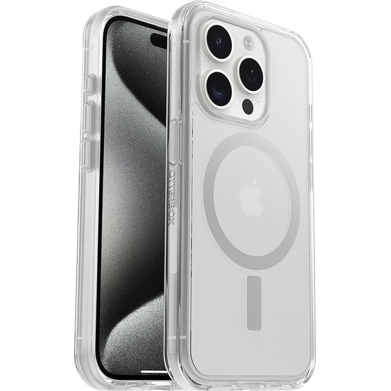 Funda Para iPhone 15/plus/pro Otterbox Transparente+magsafe