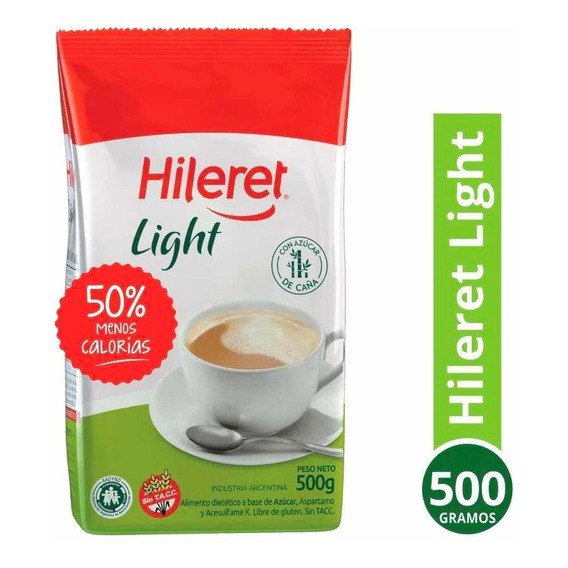 Nuevo! Azucar Hileret Light 500g 50% Menos Calorias Sin Tacc