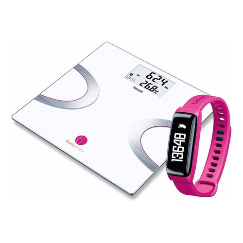 Báscula Diagnostica Bluetooth Body-r+ Sensor De Actividad Color Rosa