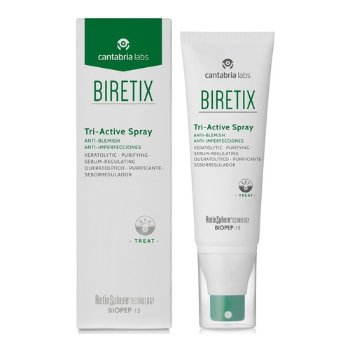 Biretix Tri Active Spray Cantabria Acne Corporal Tonico Tipo De Piel Grasa