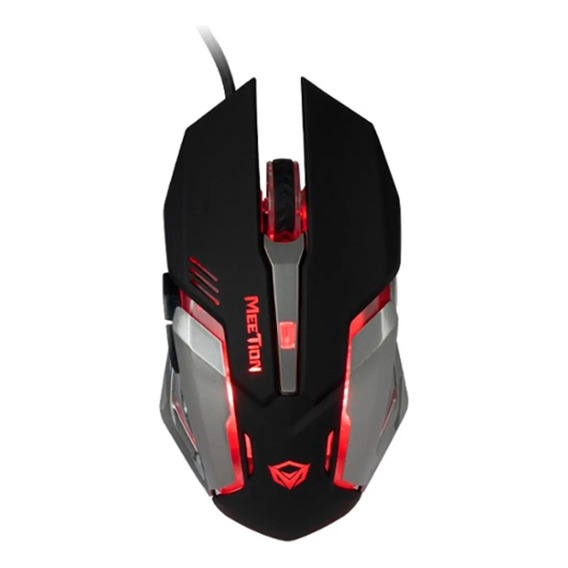 Mouse Gamer Meetion Cableado Mt-m915 Negro Febo