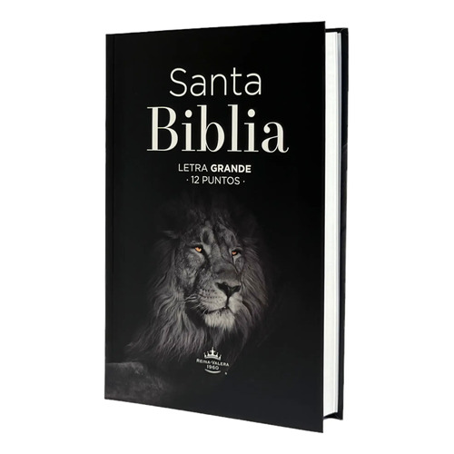 Biblia RV60 Eco Flex León Letra grande Canto plateado Editorial Mundo Biblia tapa dura en español