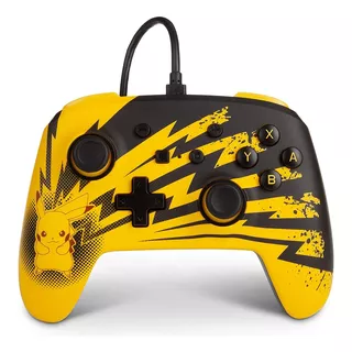 Controle Power-a Com Fio Para Switch Modelo Pikachu Amarelo