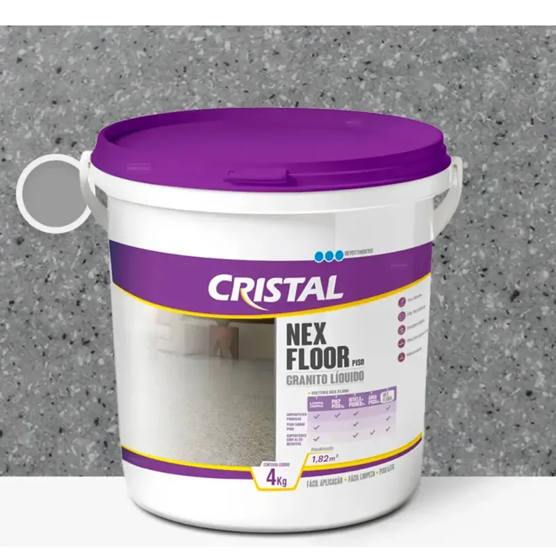 Granito Liquido Epóxi Nex Floor 4kg Em Várias Cores