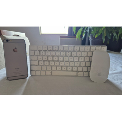 Kit Combo Teclado E Mouse Apple Magic Original + iPhone 6s