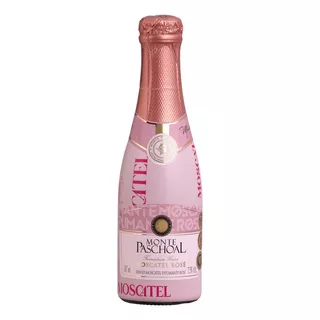 Mini Espumante Monte Paschoal Vinho Moscatel Rose 187ml Baby