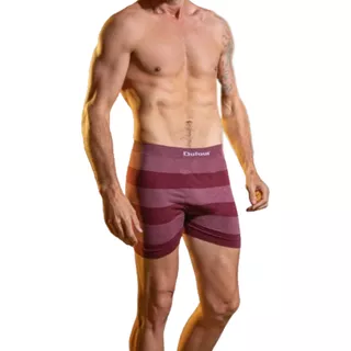 Pack X6 Boxer Hombre Dufour Algodón Rayas Sin Costura 12062