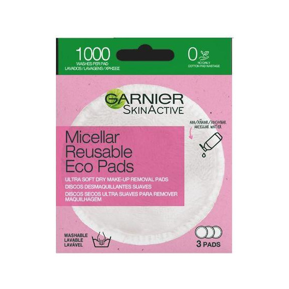 Garnier Eco Pad Discos Desmq Reutilizables