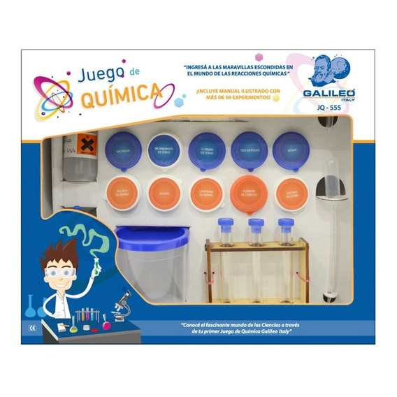 Juego De Quimica Galileo Incluye Manual Original  