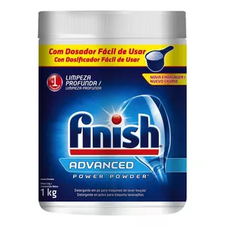 Advanced Detergente Em Pó Para Lava Louças 1kg, Finish