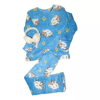 Pijama Unitalla Mujer Niña Diseño Con Borregos 