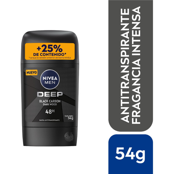 Desodorante Barra Nivea Deep Masculino 54g