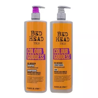 Tigi Pack Bed Head Colour Goodless Shampoo + Acond 970 Ml