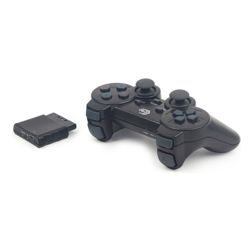 Gamepad Compatible Para Play 3, Play 2 Y Computador Color Negro