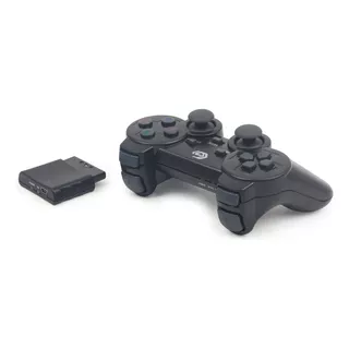 Joystick Control Inalambrico Compatible Play Ps2 Ps3 Pc Color Negro