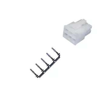 Conector Minifit Macho 6 Vias +terminal (kit 100 Peças)