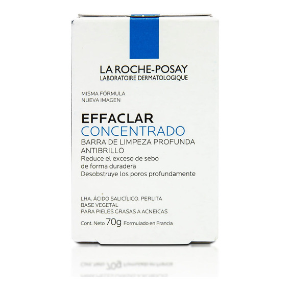 La Roche Posay Effaclar Pan Barra Jabón Anti Acné X 70 Gr