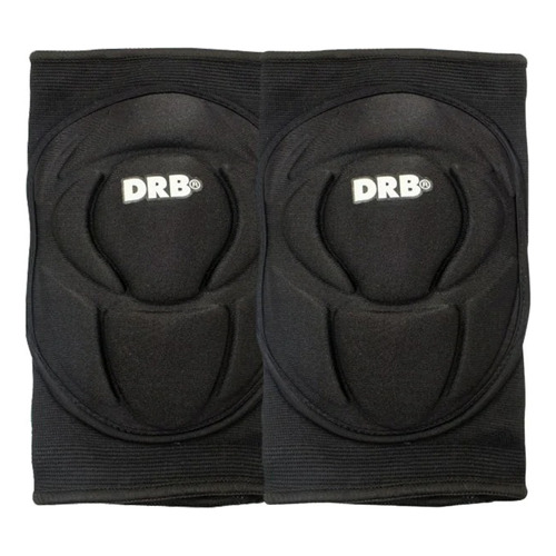 Rodillera Voley Drb Pro 2.0 Proteccion Deportiva Acolchada Color Negro Talle Adulto