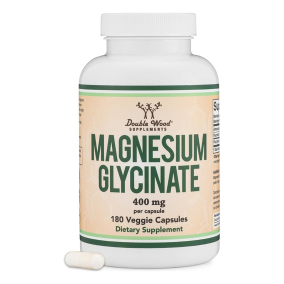 Glicinato Magnesio 400mg Double - Unidad a $840